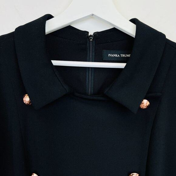 NWT IVANKA TRUMP LONG-SLEEVE BLAZER DRESS Size P - Picture 7 of 12